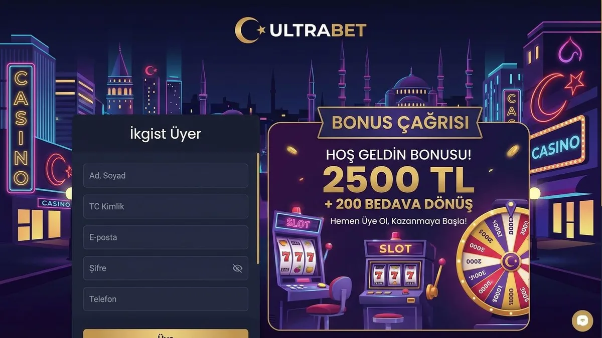 Bonusla kayıt ol